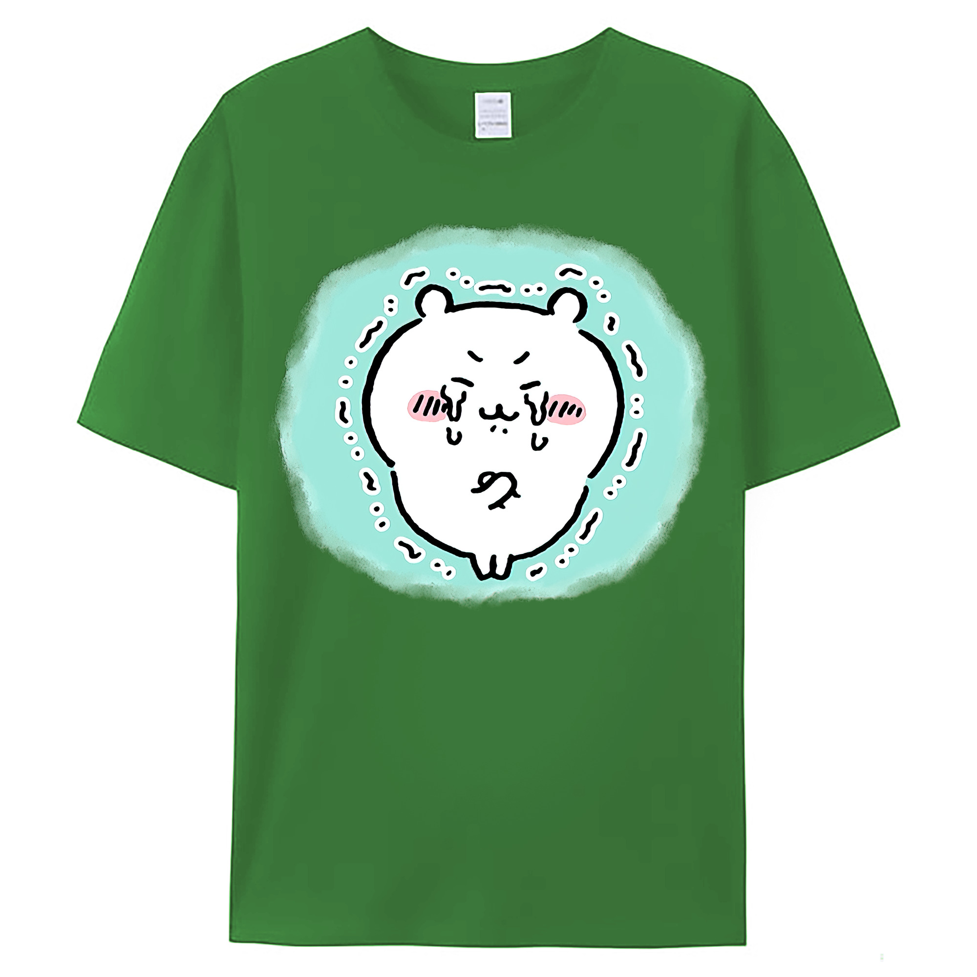 （画像用） ちいかわ ちいかわ Chii-kawa chiikawa レディースカジュアルプリントTシャツ（綿100％）